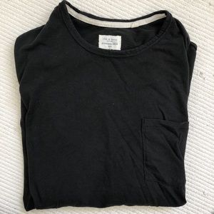 Rag & Bone Black Long Sleeve T Shirt
